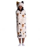 NEW Kids’ Plush Hooded Throw with Faux Fur Lining, 40' x 50' - Squishmallows