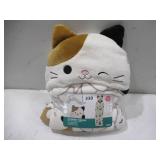 NEW Kids’ Plush Hooded Throw with Faux Fur Lining, 40' x 50' - Squishmallows