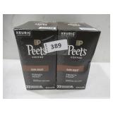 NEW 2 Pack of 22 Pods - Peet's Coffee French Roast Keurig K-Cups BB 12/25