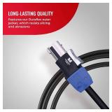 Monster Prolink Performer 600 Speaker Cable with Speak, On Connectors, 6ft, Speak, On Plugs