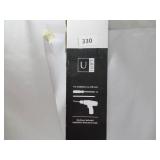 NEW ULoft Blackout Curtain Rod, 60' to 120' - Matte Black