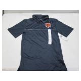 NEW NFL Men's LC Circle Short Sleeve TC Pipe Lockup Polo - Chicago Bears - SMALL