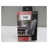 NEW Monster VME40017 4-Port USB-C Hub Black 5.9 in Cable