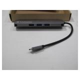Verbatim 9-in-1 USB C Hub Adapter - 100W Power Delivery, USB 3.0, SD Card Readers, Gigabit LAN, 3.5mm Port for USB C Laptops