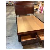 Universal Broadmore Rose Storage Bed - KING - Needs Repair