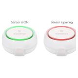 Wasserstein Smart Water, Temperature & Humidity Sensor - Audio Alarm, Simple Plug & Play (2-Pack)