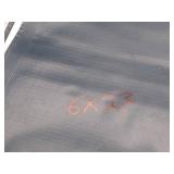 6′ x 23′ 9 oz. Black Vinyl Tarp w/ Advertisement – Reused Billboard – 9 mil Heavyweight Duty - A Grade