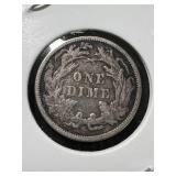 1887 US SEATED LIBERTY DIME