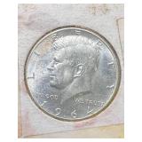 1964 US KENNEDY HALF DOLLAR UNC
