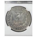 1902 US MORGAN SILVER DOLLAR SLABBED