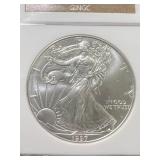 1997 AMERICAN SILVER EAGLE NGC MS69