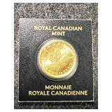 2023 CANADIAN MAPLE LEAF 1 GRAM .9999 FINE GOLD