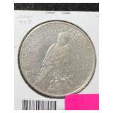 1927-S US PEACE SILVER DOLLAR