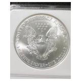 1998 AMERICAN SILVER EAGLE NGC MS69
