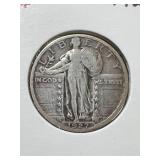1927 US STANDING LIBERTY QUARTER