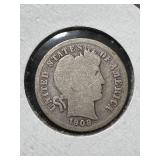 1908-D US BARBER DIME
