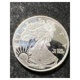 HALF TROY OZ .999 FINE SILVER AMERICAN EAGLE ROUND