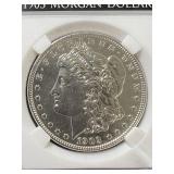 1903 US MORGAN SILVER DOLLAR SLABBED