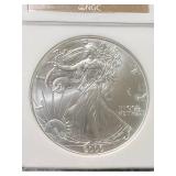 2000 AMERICAN SILVER EAGLE NGC MS69