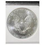 2000 AMERICAN SILVER EAGLE NGC MS69