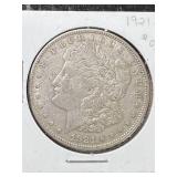 1921-S US MORGAN SILVER DOLLAR