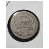 1912-D US BARBER DIME