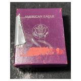 1986 PROOF AMERICAN SILVER EAGLE IN ORIGINAL MINT BOX
