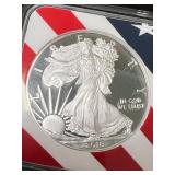 2018 PROOF AMERICAN SILVER EAGLE NGC PF70 ULTRA CAMEO IN BOX