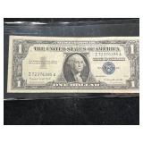1957A US BLUE SEAL $1 SILVER CERTIFICATE