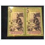 2 FLORIDA GOLDBACKS 1/2000TH TROY OZ 24K GOLD EACH