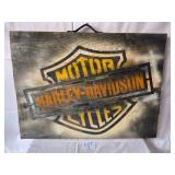 Harley Davidson Wooden Sign