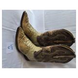 RARE-El General Cowboy boots-Crocodile skin-Size 7.5