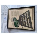 VINTAGE 1942 Mennen Brushless Shave Cream Print