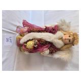 'Heather' Christmas Angel Porcelain Doll