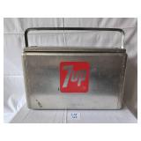 1950's 7-UP Aluminum Cooler