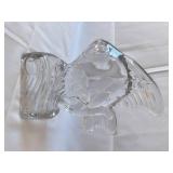 Vintage Pressed Glass Figurine