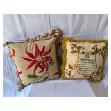 Vintage 1940s 1950s Pillows
