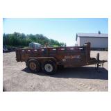 2013 Load Trail 14' Tandem Axle Dump Trailer