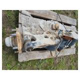 Pallet of 22 Hydraulic Cylinders & Forklift Steer Axle