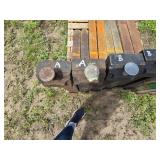 2 - Sets of Class II Forklift Forks - A & B