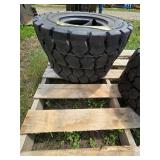 4 - New / Old Stock Air Pneumatic Forklift Tires