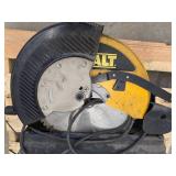 Dewalt Metal Chop Saw on Stand & Bench Grinder - Not Tested
