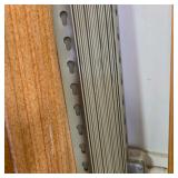 Lot of Office Cubicle Panels, Metal Frames, Trim Rails, and Hardware