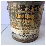 Vintage One Kote Paint Can Filled with Assorted Hex Bolts