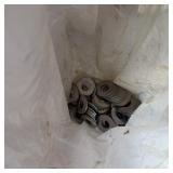 Lot of Large Nuts and Flat Washers