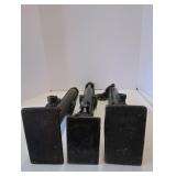 Lot of 3 Adjustable Steel Jack Posts