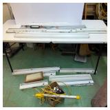 Lot of Fluorescent Light Fixtures and Electrical Lighting Parts
