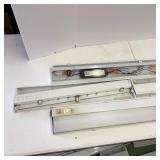 Lot of Fluorescent Light Fixtures and Electrical Lighting Parts