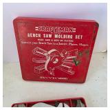 Craftsman Bench Saw Molding Head Cutter and Circular Saw Blade Lot