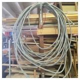 Coiled Gray Multi-Conductor Electrical Cable Wire
